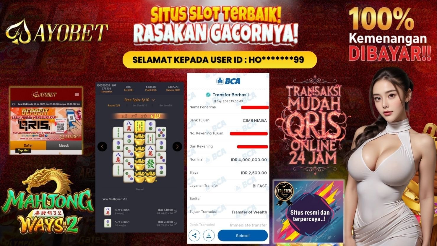 AYOBET JACKPOT SLOT MAHJONG WAYS 2
